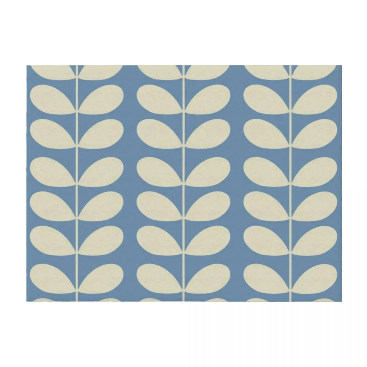 

orla kiely multi stem,blue,white, kiely pattern,orla kiely design Throw Blanket Thin Kid'S Summer Blankets