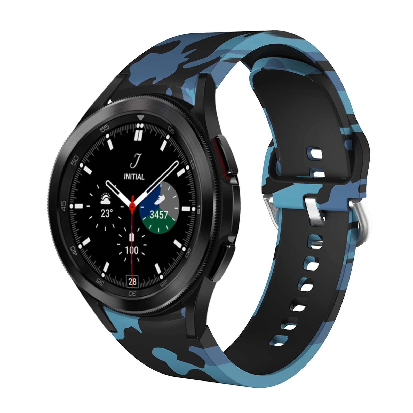 

Printed silicone strap For Samsung Galaxy watch 4/5/5 Pro 40mm 44mm Fashion original strap For Galaxy watch 4 classic 42mm 46mm