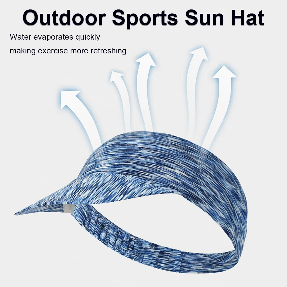 

Sports Empty Top Hat Uv Protection Outdoor Cycling Running Camping Head Cap Sweat Absorbent Breathable Quick Outdoor Sports Hat