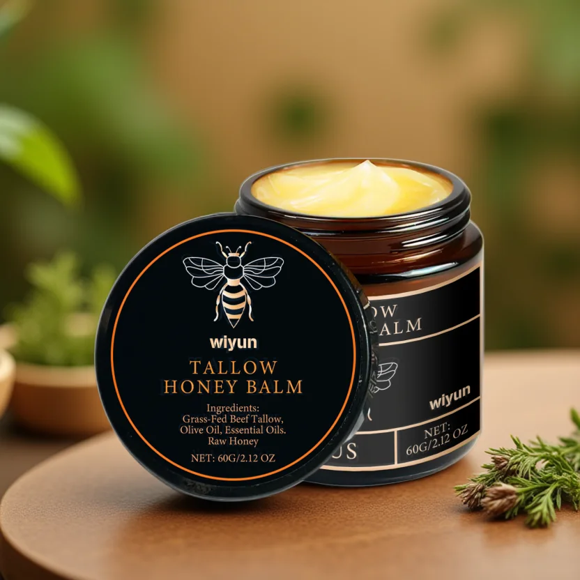 Tallow Honey Cream Glow Hydrating Skin Improve Elasticity Soft Blea...