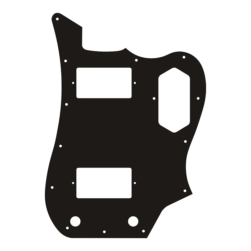 

Fei Man -Custom Parts For US FD Bass VI Guitar Pickguard Whit HH PAF, Humbucker Scratch Plate, Multi Color Choice, Flame Pattern