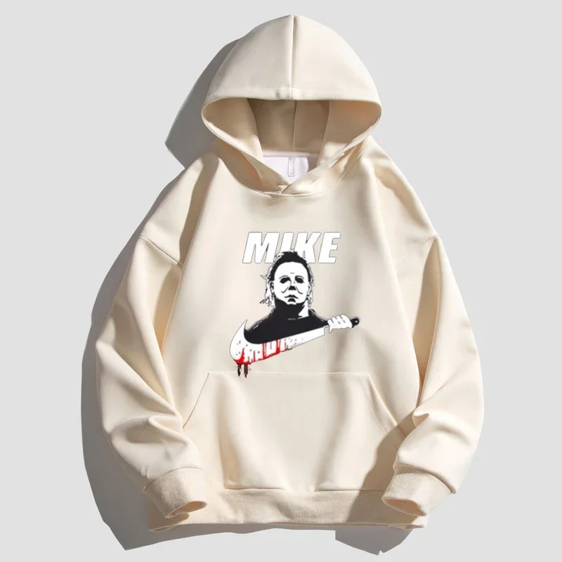 Halloween Michael Myers felpa con cappuccio uomo donna film Horror felpe con cappuccio Hip Hop felpe cappotti Pullover maglione in pile marca Unisex