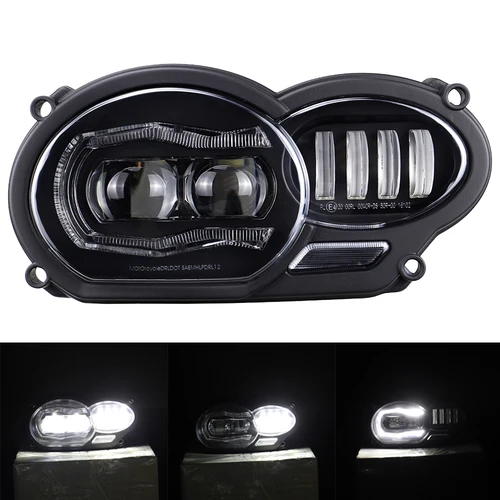 Imagen 2 del producto Faro delantero LED para motocicleta, para BMW 2005 - 2012 R1200GS / 2006 -2013 R1200GS Adv
