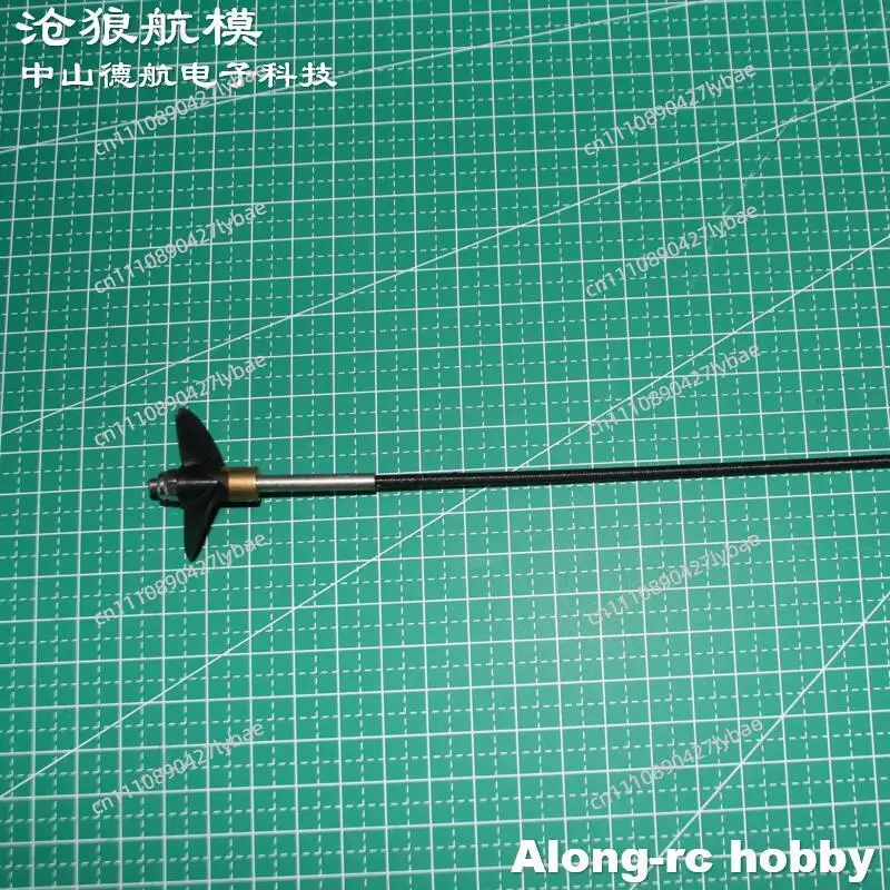 RC Model Boats Spare Part-2pcs 35mm Propeller and 3.0mm Shaft for Volantex 79205 V792-5 792-5 Vector SR65 Racing RC Boat