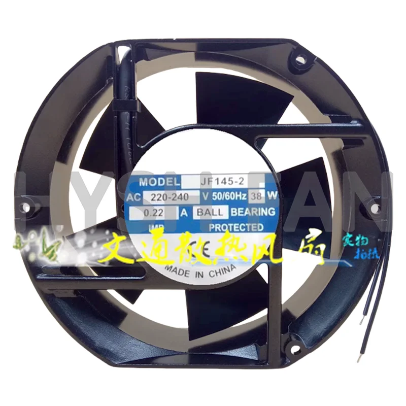 AC220-240V 38W 0.22A MODEL JF145-2 Fan