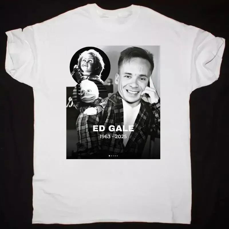 Rip Ed Gale 1963 2025 White Color T Shirt For Fan Cotton