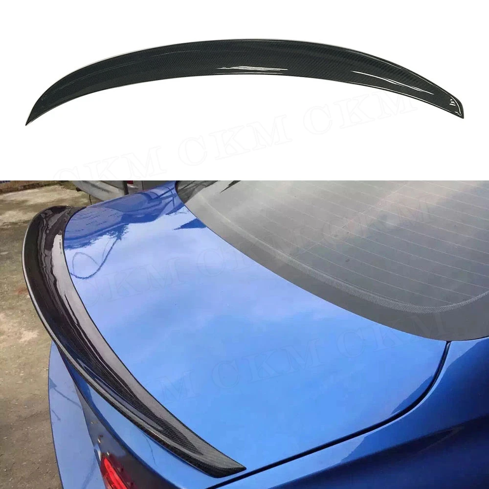 

CKMUUER Spoiler Carbon Fiber For BMW 4 Series Gran Coupe F36 420i 420d 428i 435i Carbon Spoiler 2014 2015 2016 2017UP Body Kits