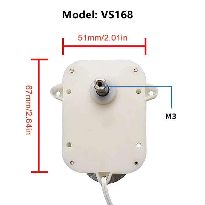 

1Pcs For VS168 DC 3V Watch Winder Motor Automatic Mechanical Watch Winder Case Shaker Motor Rotating Watch Box Motor