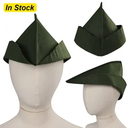 Fancy Peter Hat For Child Boys Roleplay Cap 2023 Movie Wendy Pan Cosplay Costume Accessories Halloween Party Clothes Prop