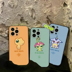 Cartoon Digimon Phone Case for iphone 13 11 15ProMax 14 12 Pro Xs Max Mini Xr X 7 8 6 6s Plus Shell Coque