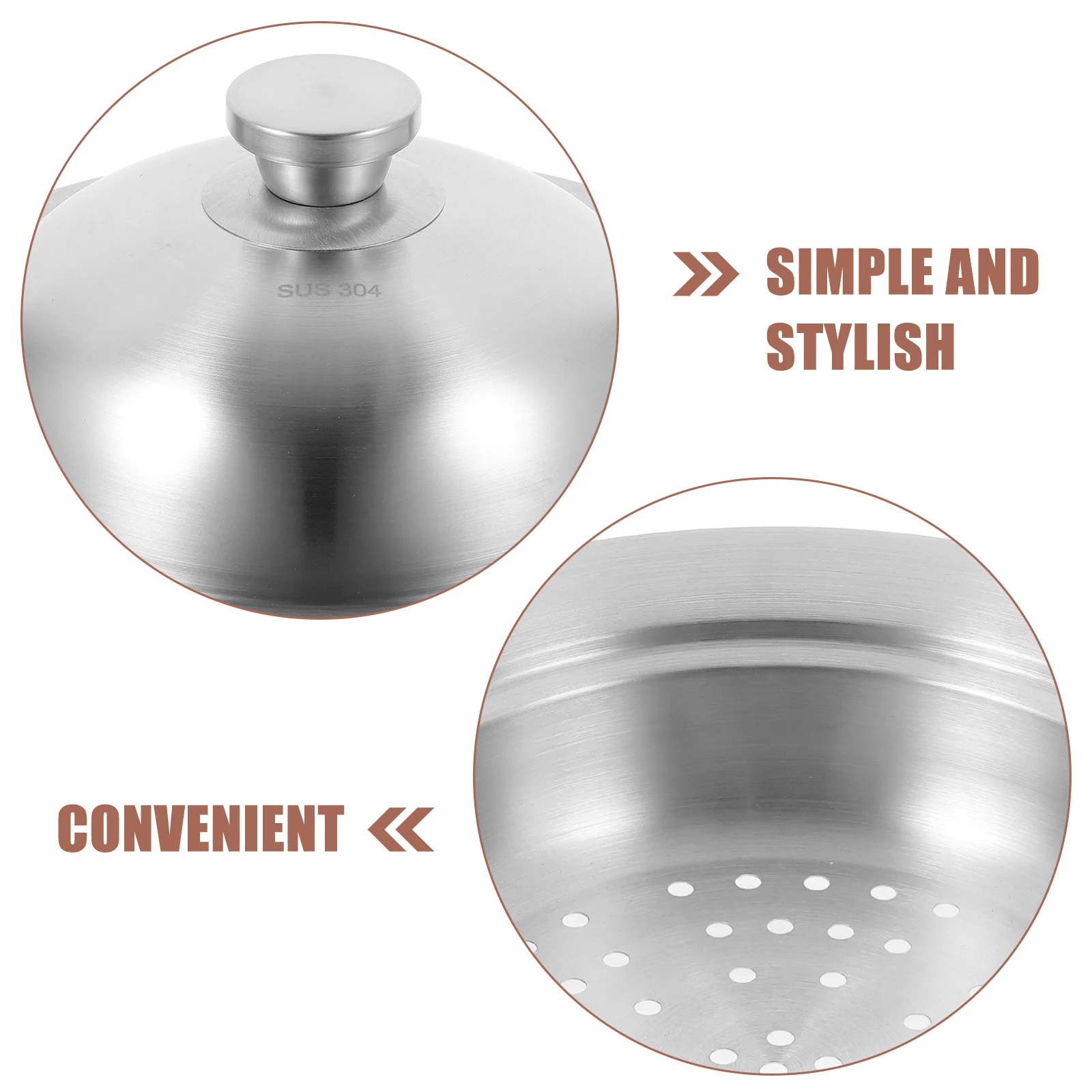 

1Pcs Reusable Stainless Steel Steamer High Quality Wear Break Resistance Practical Design Food Steamer Kitchen Supplies