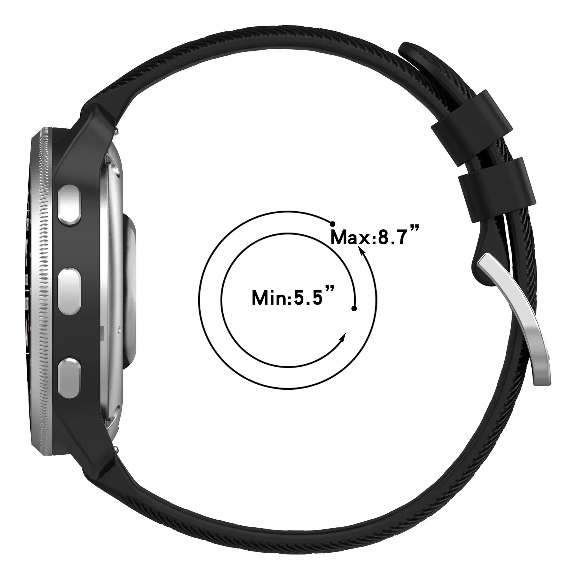 Спортивный силиконовый ремешок из 2 шт. для Garmin Forerunner 165 265 255 245, ремешок для Garmin Vivoactive 5 4/Approach S42, браслет 20 мм 22 мм