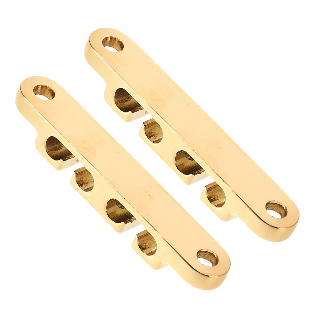 

2 Pcs Electric Bass Accessories Head Retainer Guitar Headstock Guide Parts Replacement Metal