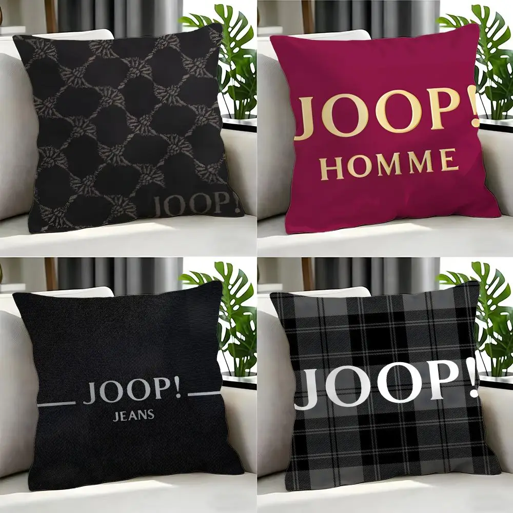 Marke Joop Kissenbezug, Kissenbezug-Set, 4-teilig, 50 x 50, 45 x 45, 40 x 40, Kissenbezug, dekorativ, für Sofa, Heimdekoration