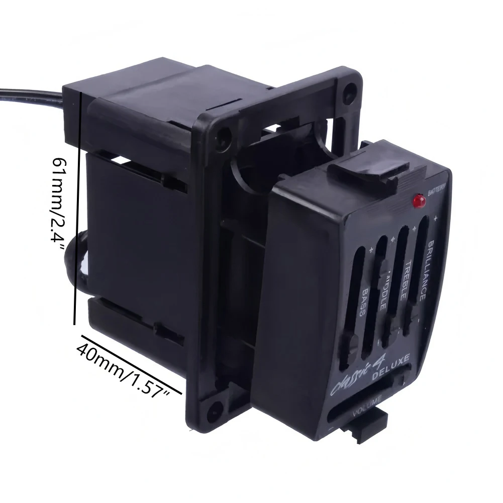 

Звукосниматель для акустической гитары с регулятором громкости, предусилитель, эквалайзер, тюнер, съемник, тюнер для акустической гитары