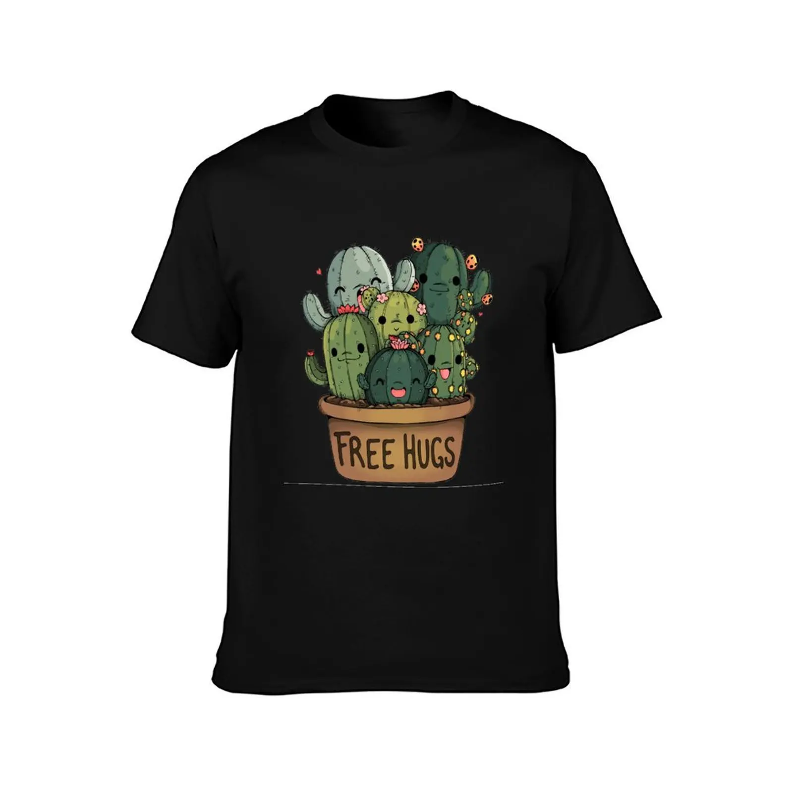 cute cactus T-Shirt t shirts for man pack cotton T-Shirt