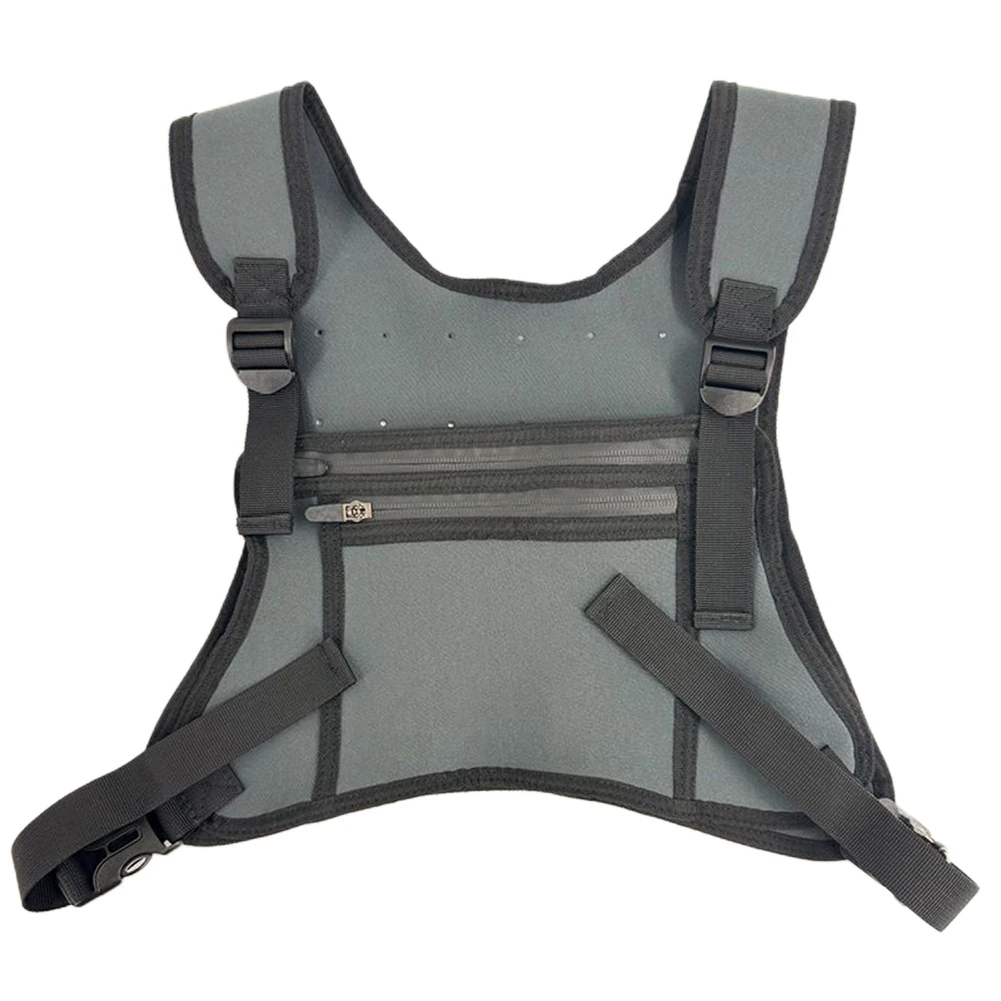 

Lightweight yet Spacious Neoprene Chest Pack Vest Bag Ideal for Outdoor Adventures like For Running and Hiking