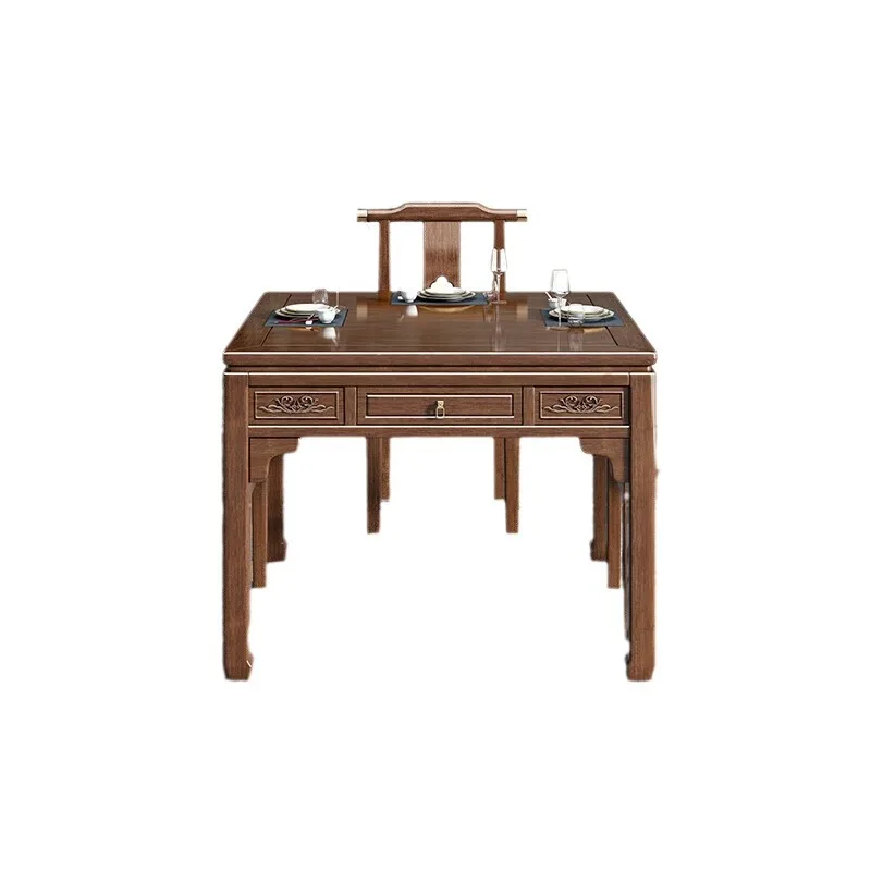 

New Chinese style solid wood eight immortals rural middle hall table square