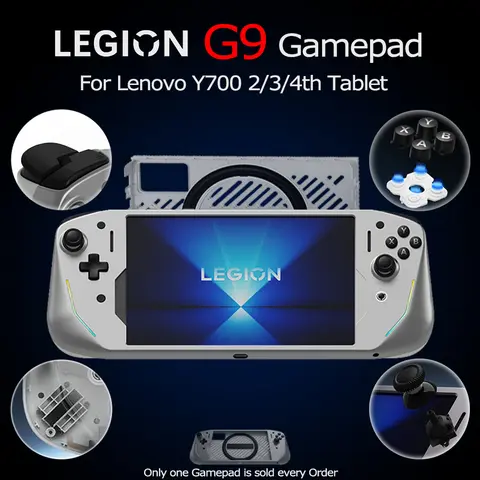 Lenovo Y700 2/3/4th 태블릿 게임 컨트롤러 용 LEGION G9 게임 패드 진동 모터 고정밀 홀 로커 게임 핸들