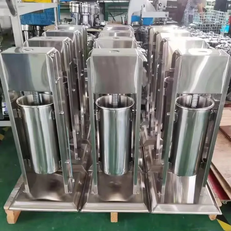 

High quality 10L 15L stainless steel manual sausage stuffer new direct from China for home use and restaurant