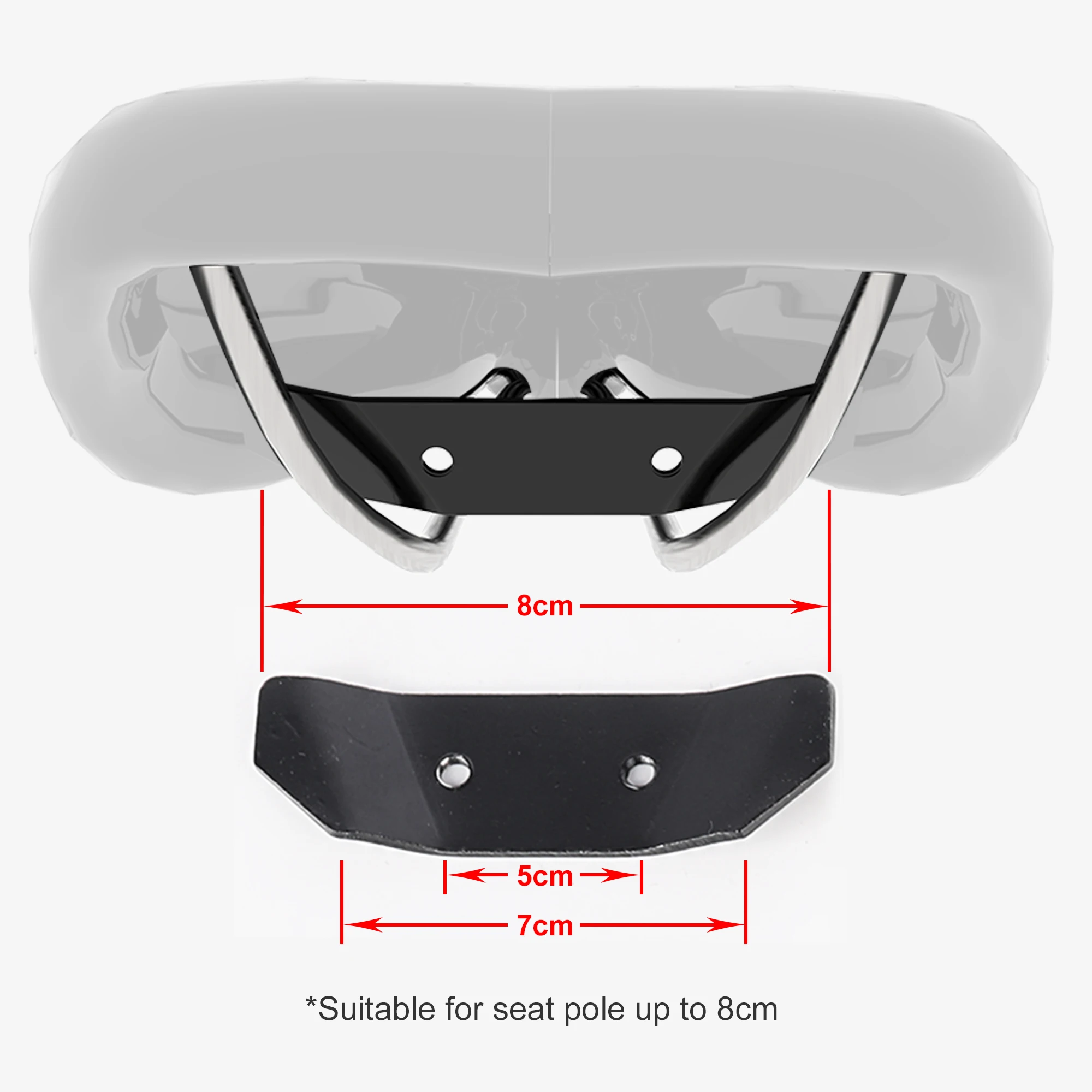 Uchwyt stabilizatora siodełko do roweru Rhinowalk z tylnym bagażnikiem podkładki gumowe MTB wspornik pomocniczy na rower bagażnik akcesoria rowerowe