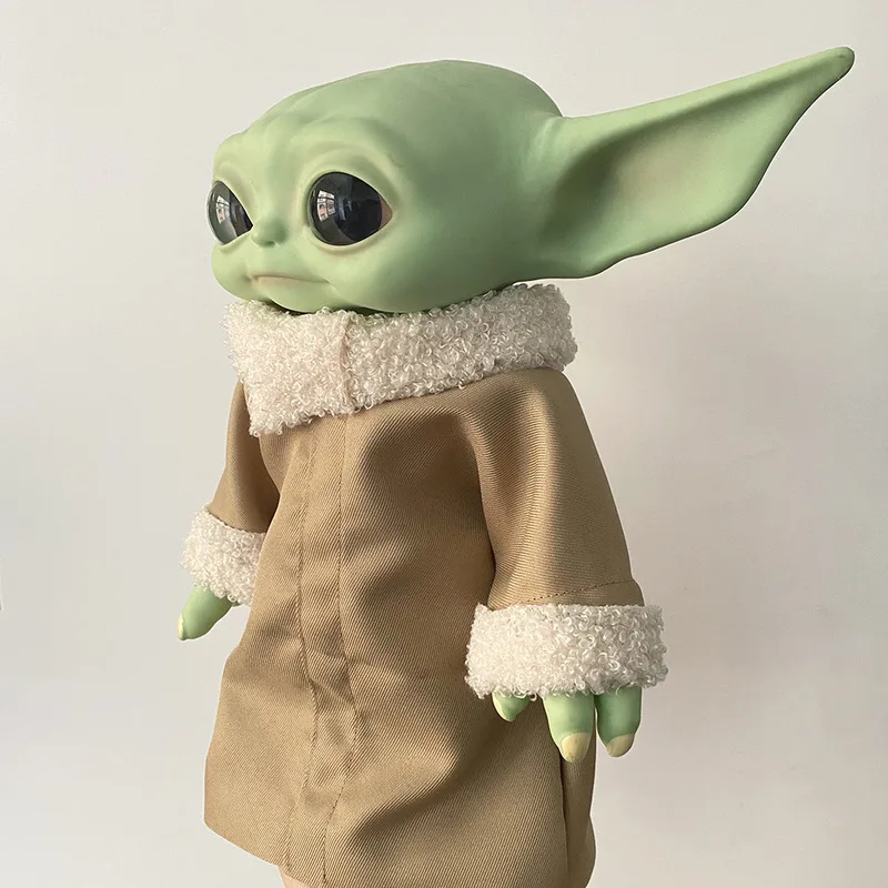 Yoda Baby Handmade Star Wars Manloda People Surrounding Christmas Baby Yoda Toy Alien Desktop Exquisite Ornament Birthday Gift