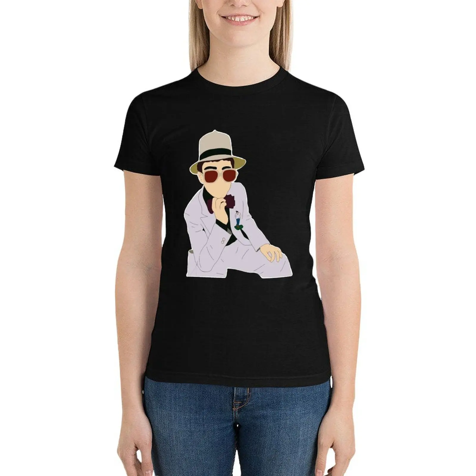 Elton Music Fans Art Music T-shirt para mulheres, John Greatest Hits, roupas de treino vintage, roupas femininas extragrandes