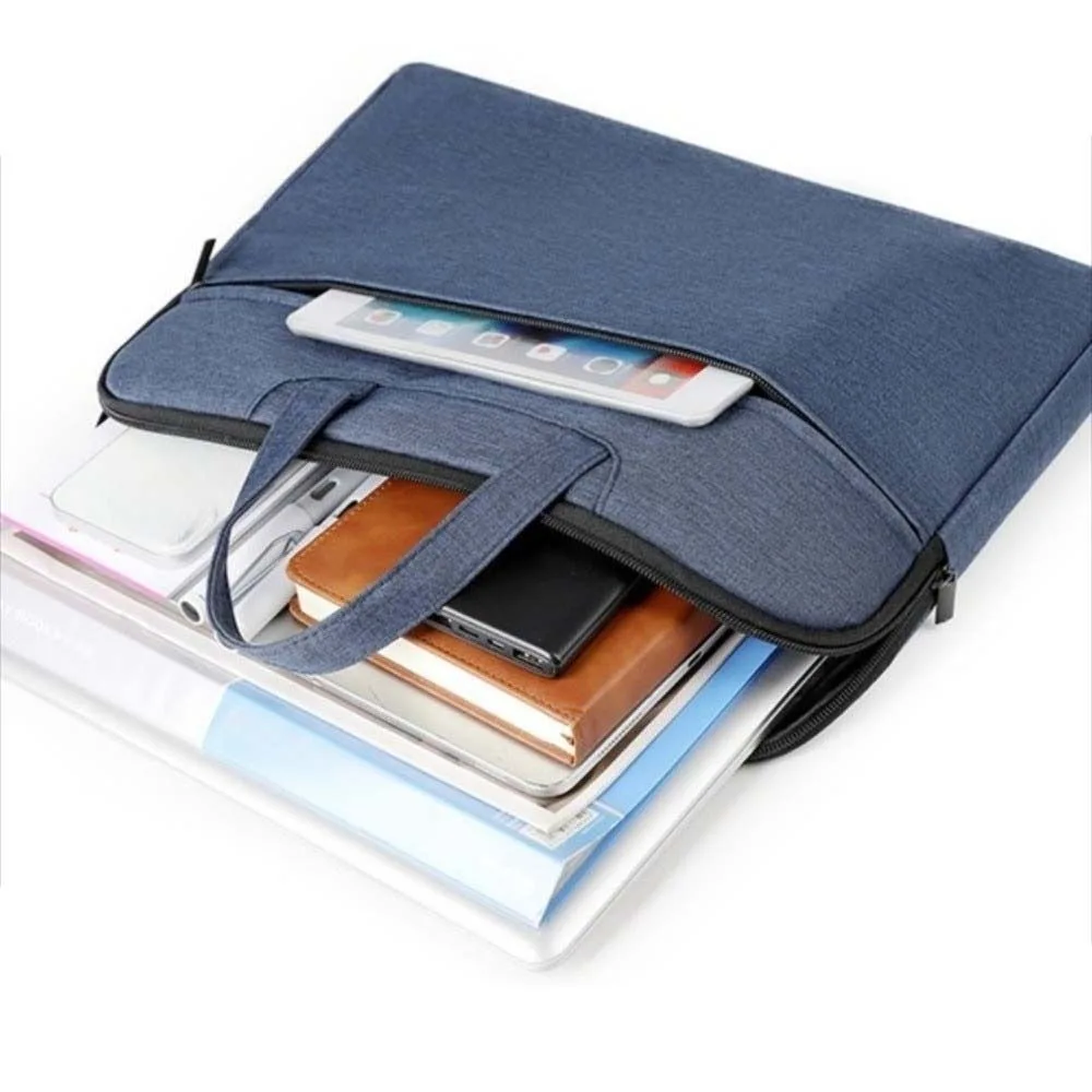 

Waterproof Large Capacity Business Briefcase Document File Paper Organizer Zipper Storage Handbag Portable Shockproof