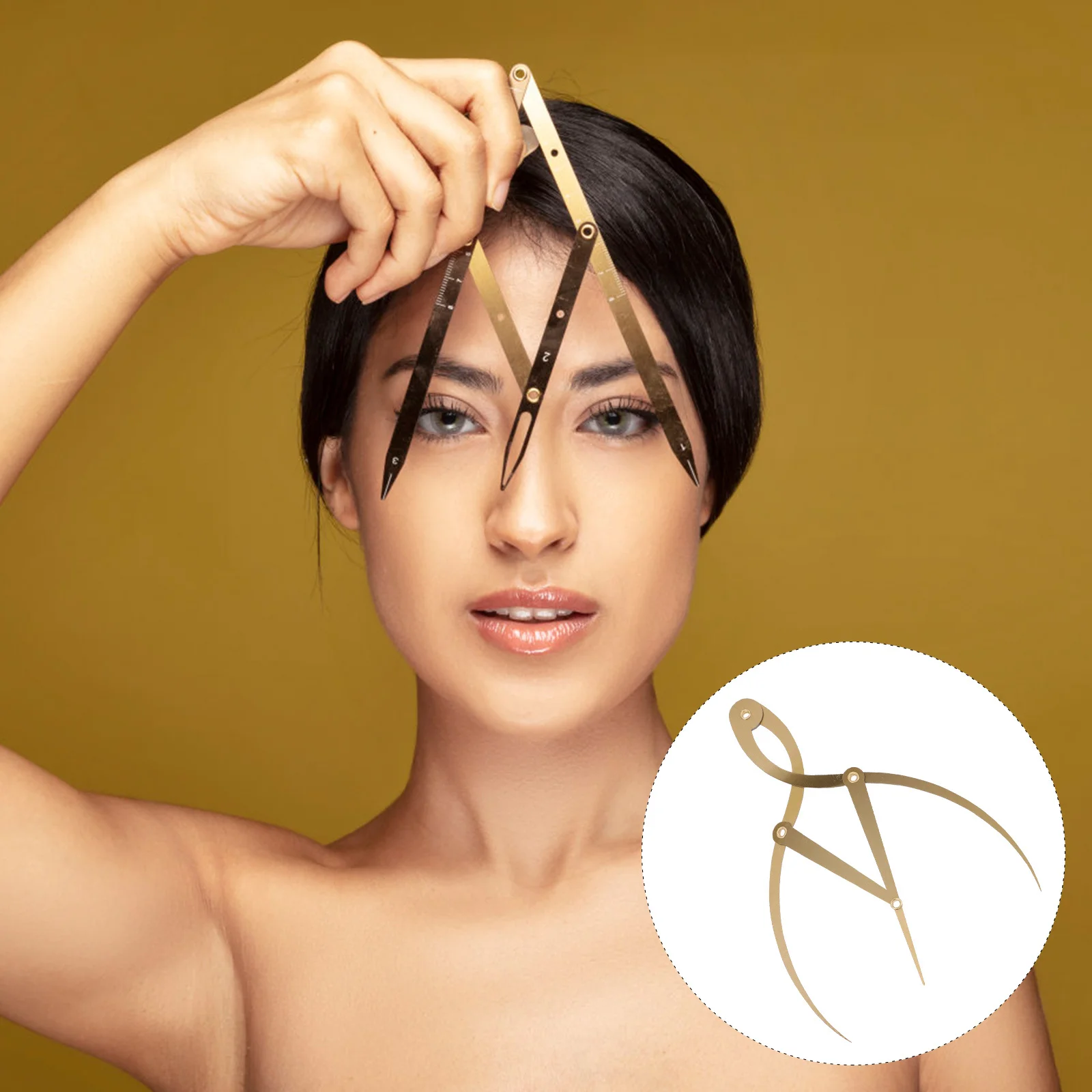 

Eyebrow Mapping Ruler Stencil Shaping Tool Positioning Measurement Tattooing Tools Rulers