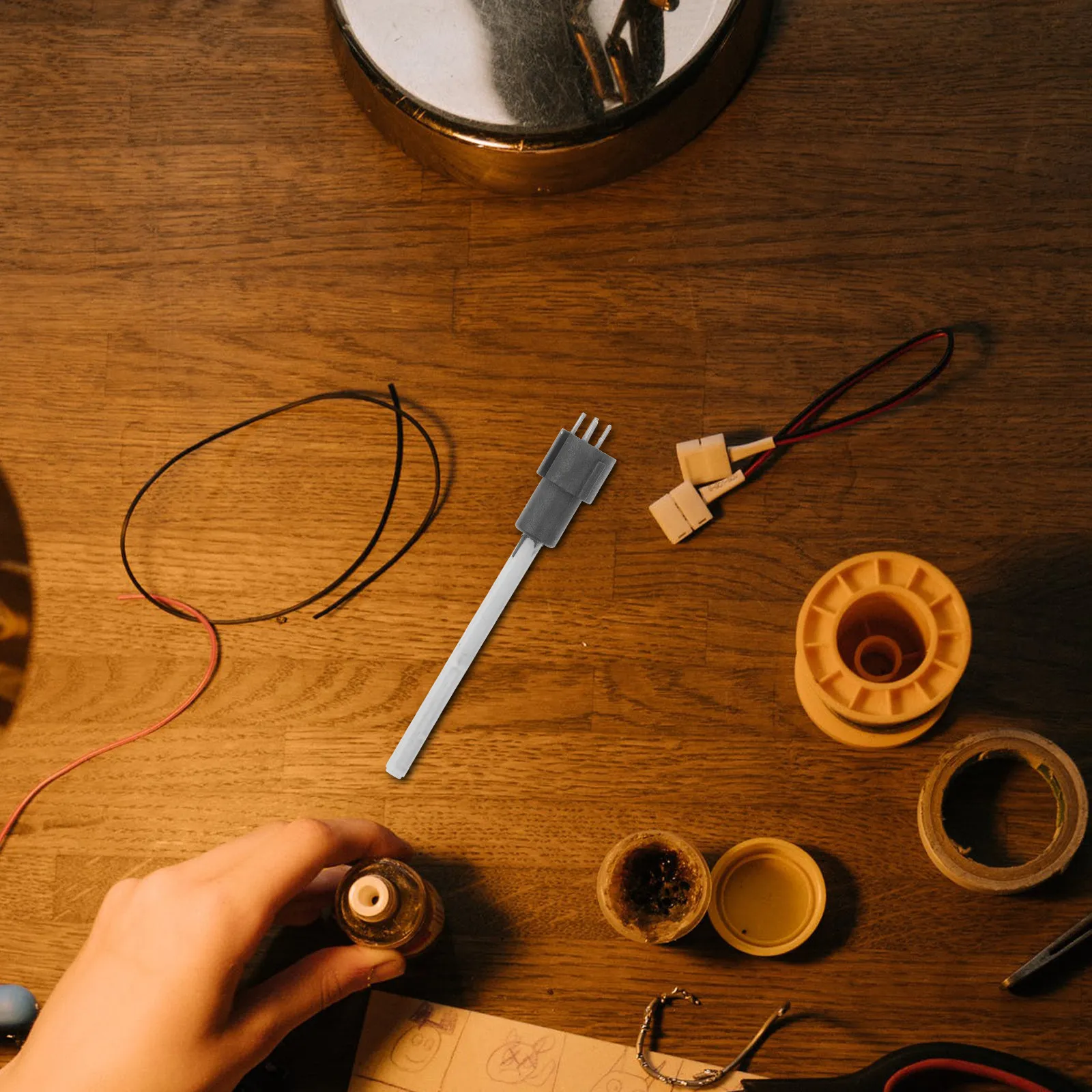 Ceramic Soldering Iron Heater Core Replacement Featuring Four-Core Parallel Heating Technology Ergonomic Design for Precision