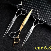 Professional Barber Scissors High-end hair cutting tools Thin hair scissors with teeth on both sides CNC VG10 6-6.5-6.8inch