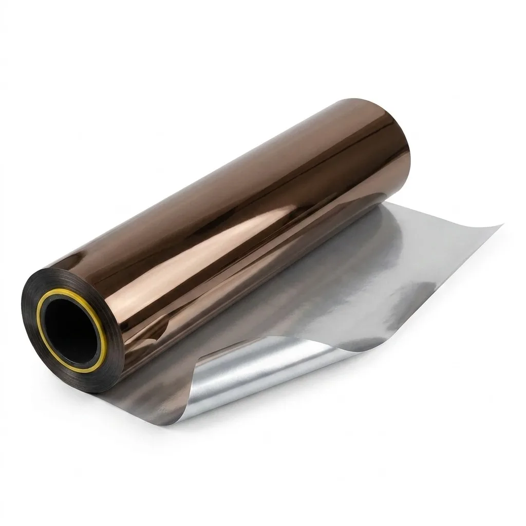 Brown Static Cling One Way Mirror Window Film Solar Tint Privacy Glass Sticker with Silver Back Anti UV Heat Insulation for Home