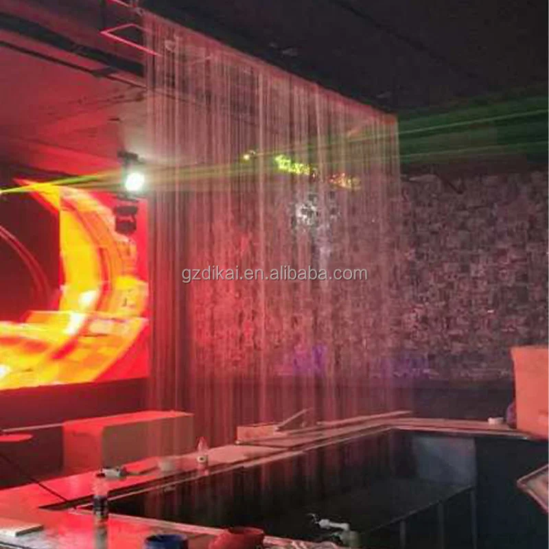 custom.High Quality Digital Curtain Fountain Customized Graphical LED Curtain