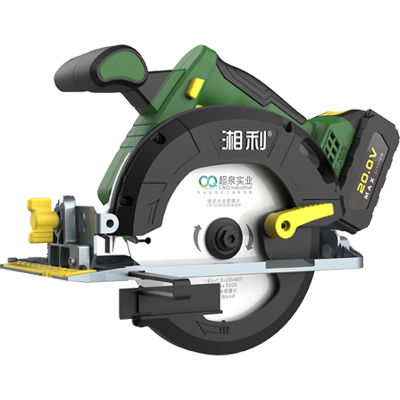

Lithium battery hand saw brushless electric circular saw 6.5 inch woodworking chainsaw cutting machine rechargeable type