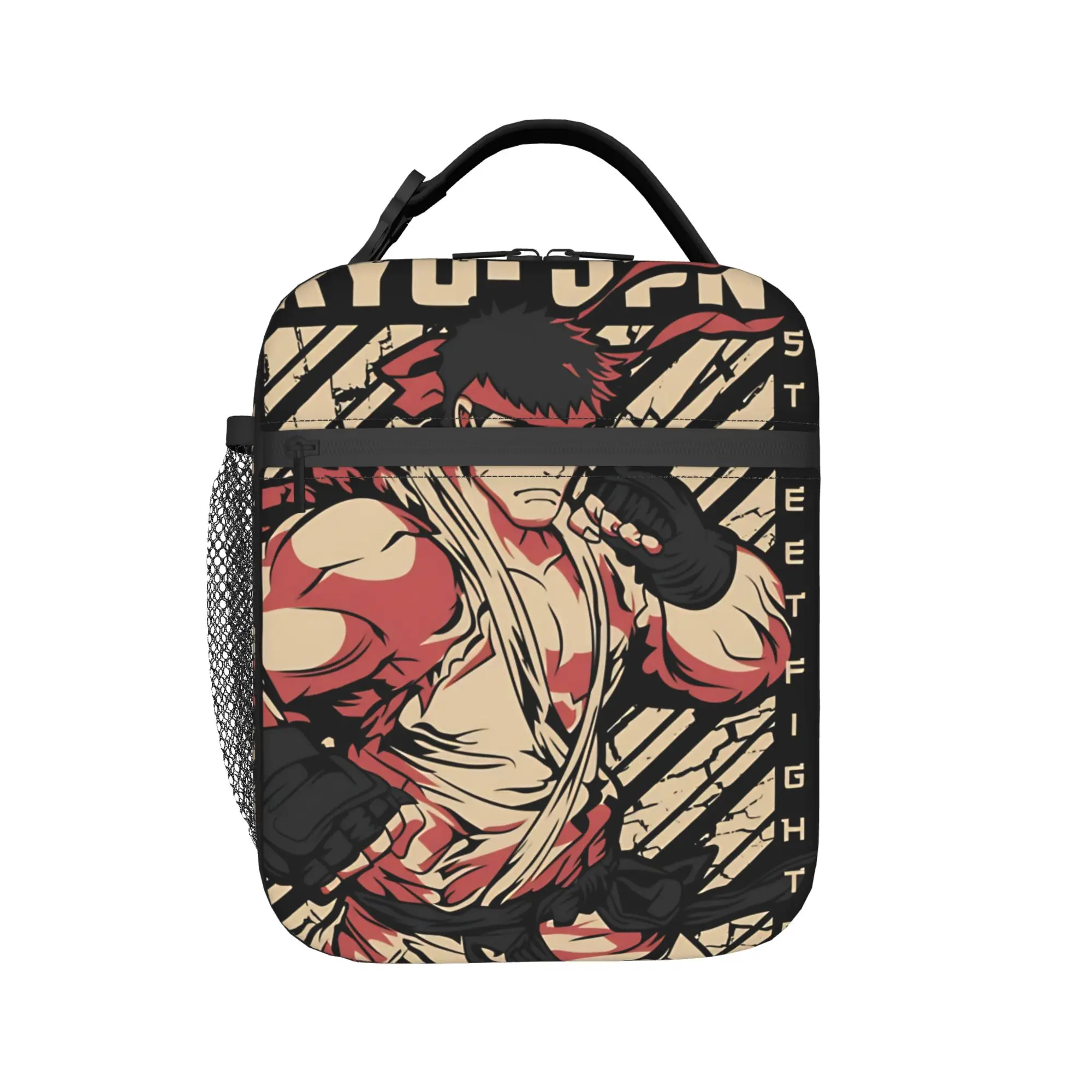 Streets Fighters RYU Movie 2026 Thermal Insulated Lunch Bags for Travel  Portable Food Bags Men Women Thermal Cooler Lunch Boxes