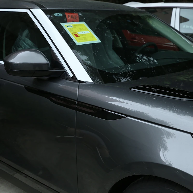 For Land Rover Range Rover Velar 2017 + Car Door Side Fender Strip Cover Trim Decoration Sticker Automotive Exterior Accessories