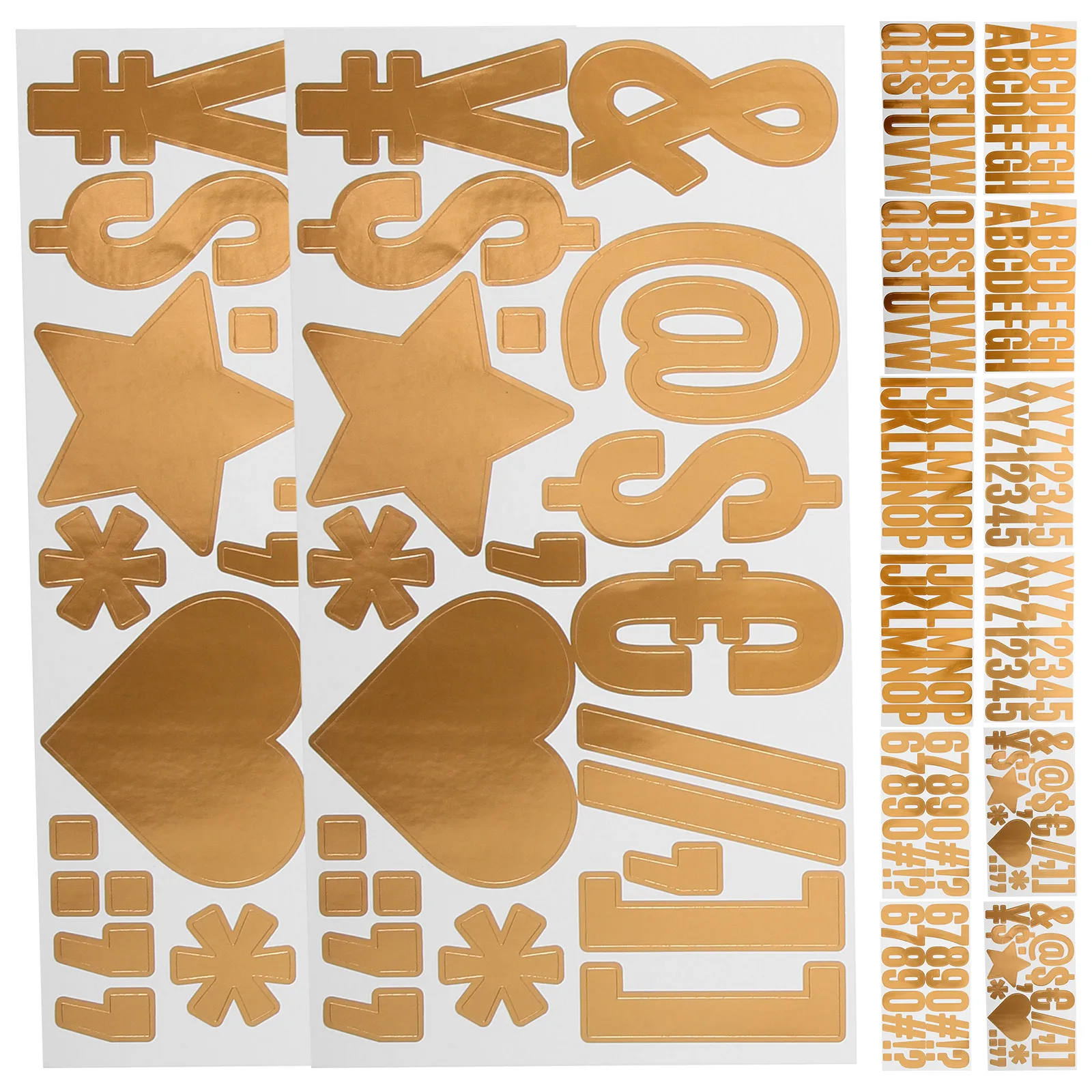 

24Pcs Alphabet Stickers Letters Letter Stickers for Bulletin English Letters Decals Removable Self-Adhesive Decal DIY Wall Car