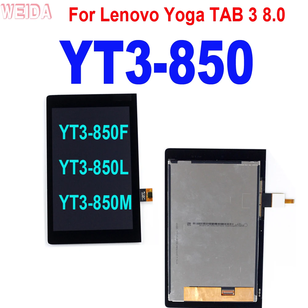 

For Lenovo Yoga TAB 3 8.0 YT3-850 LCD YT3-850F YT3-850L YT3-850M LCD Display Touch Screen Digitizer Assembly for YT3-850 Display