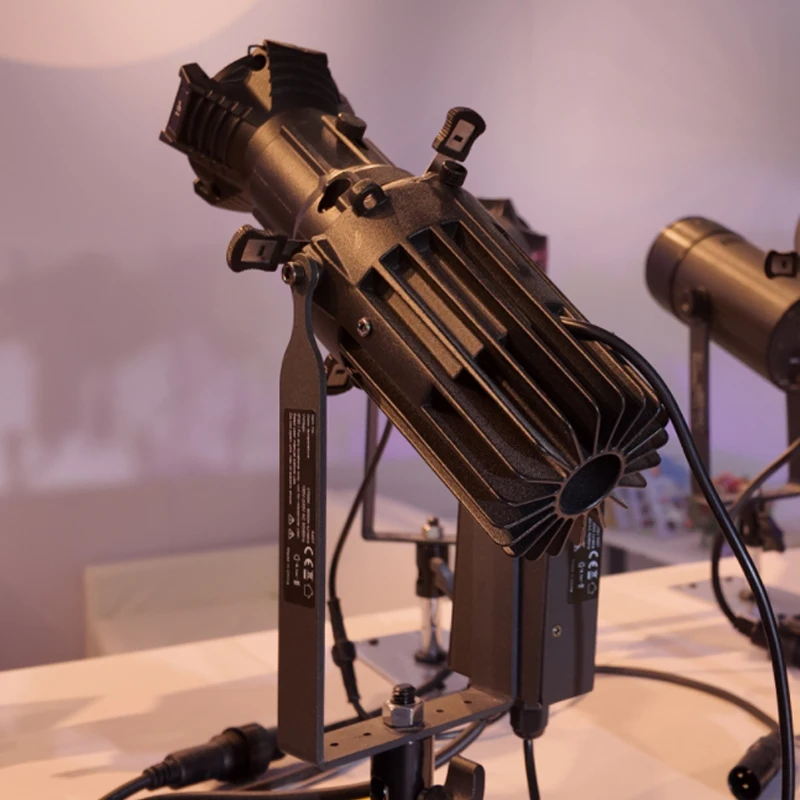 Mini 40W 2in1 WW CW or 4in1 RGBL Profile Follow Projector Lights DMX RDM Fixed Focus Ellipsoidal Lights Theater Stage Lighting