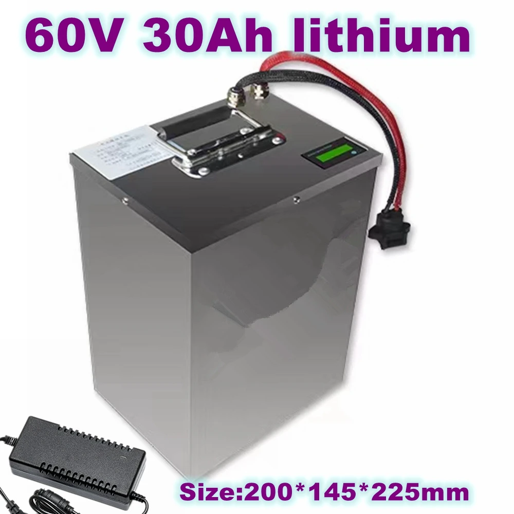 60v 30ah Lithium battery replace lead acid battery 60v 30ah li ion with 50A BMS for 3000w scooter go cart tricycle Golf Club