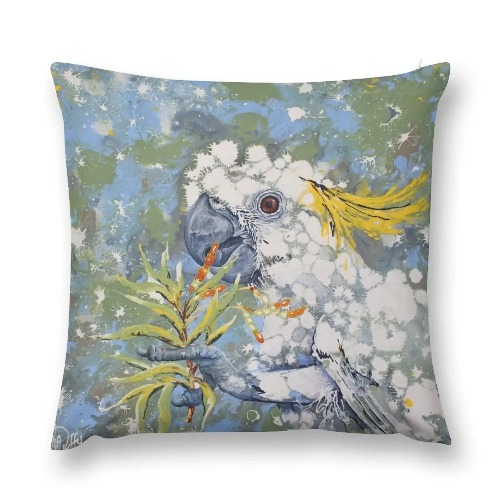 

Sulphur Secateur Sulphur-Crested Cockatoo Throw Pillow Cushions Cover Cushion Cover Set Sofa Covers Pillow Case pillow