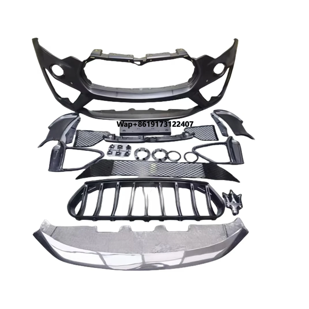 

Hot Sales for 2016-2022 Upgrade GTS Style PP Body Kit Car Bumper Front Bumper Assembly Components Grille