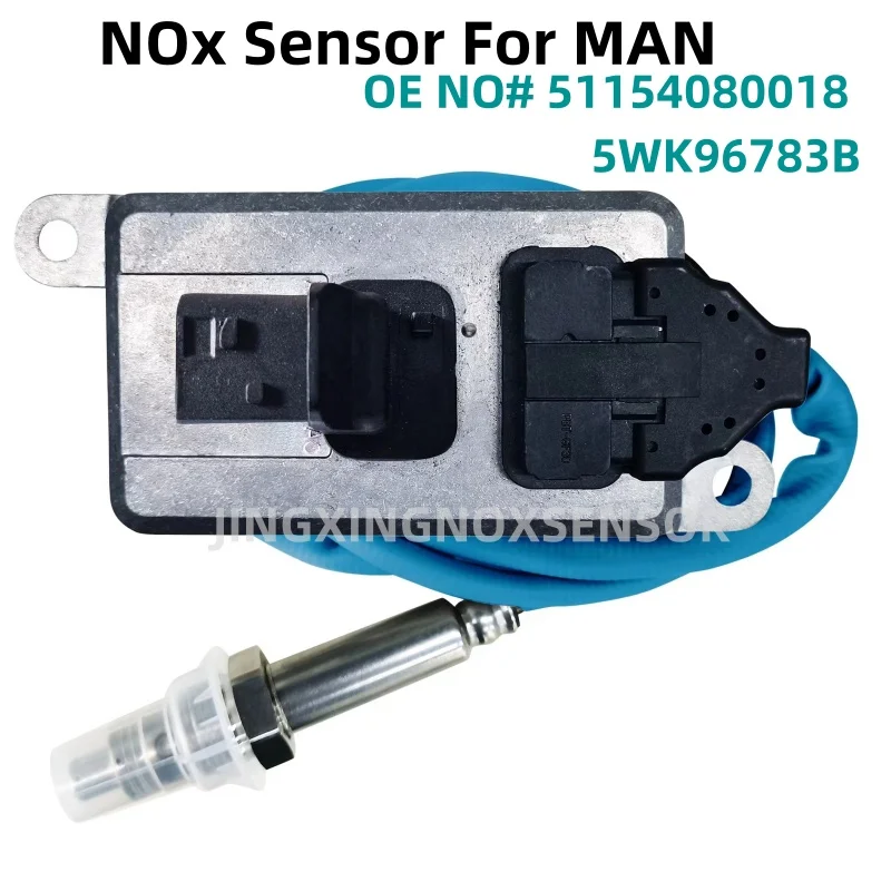 Sensor de NOx original para caminhão, HOMEM, TGX, TGS, TGL, TGM, Europa 6, 24V, 5WK96783B, 5WK96783A, 51154080018, 51154080011, novo