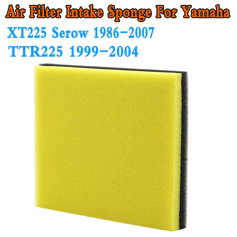 For Yamaha XT225 XT 225 Serow 1986-2007 TTR225 1999-2004 Motorcycle parts Air Intake Filter Sponge Air Filter Foam Accessories