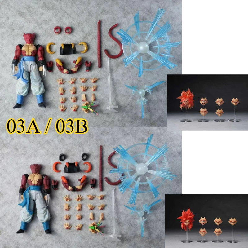 Bandai KAMIONE Wokov 03AB 03B Super 4 Gogeta Action Figure