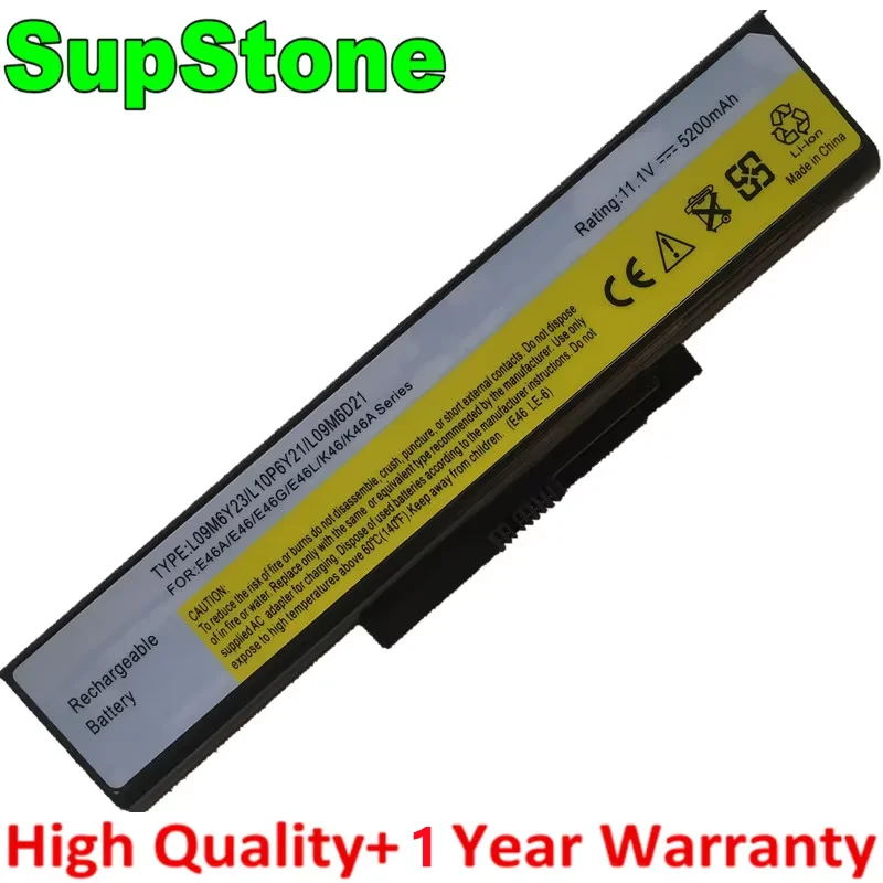 

SupStone Новый L09M6Y23 L10P6Y21 L09M6D21 Аккумулятор для ноутбука Lenovo E46A E46 E46G E46L K46 K46A