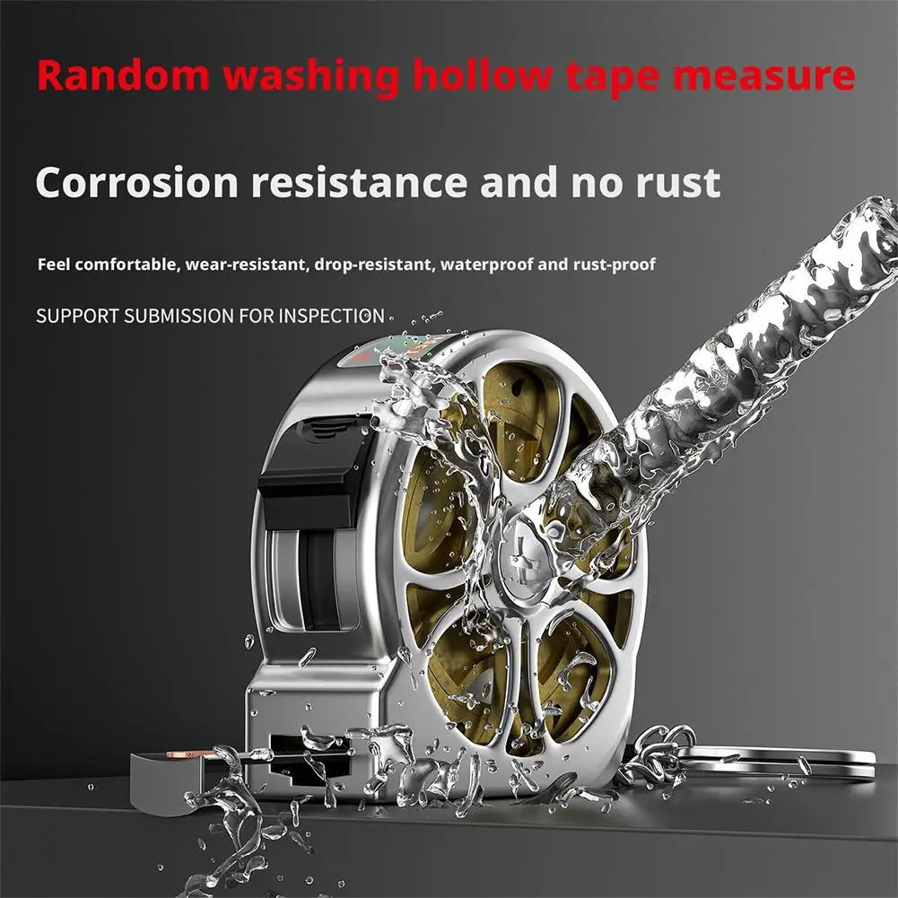 شريط قياس الجيب الصغير 2 متر |   شفرة من الفولاذ المقاوم للصدأ وغلاف ABS |   أداة قياس قابلة للسحب للمنزل والمكتب والأعمال اليدوية والسفر