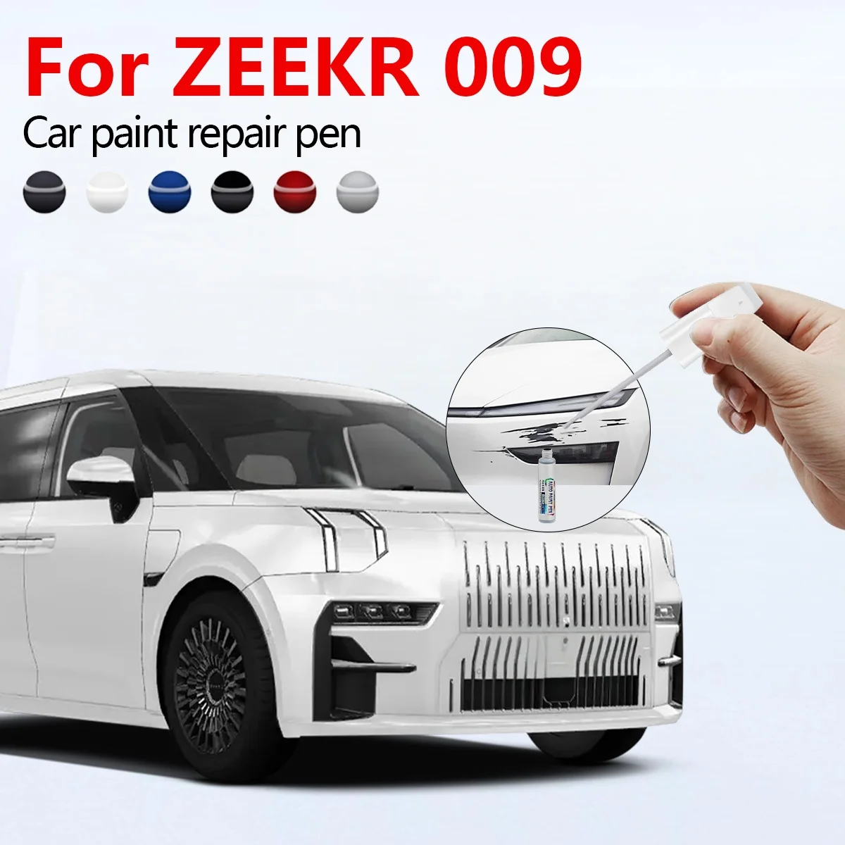 

Для ZEEKR 009 2022-2025 SEA2 ручка для ремонта краски, средство для удаления царапин, автоаксессуары «сделай сам», черный, белый, серый, синий, серебристый