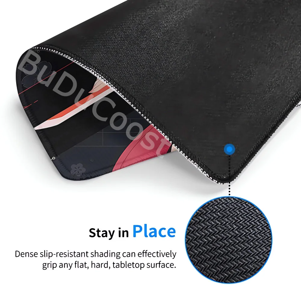 Yuki Aim لوحة ماوس ممتازة ، حجم صغير ، وسادة ماوس للألعاب السريعة ، حافة قفل ، وسادة طاولة رياضية إلكترونية ، حصيرة سطح مكتب مطاطية احترافية ، 18x22cm #4