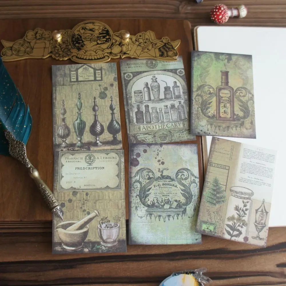 

30 Sheet Horror Story Page Illustration Background Paper Design Craft Paper Gift Decoration Scrapbooking Handmade DIY